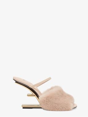 New FENDI First  Mink Fur Sandals 38.5 $2,050